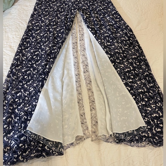 Yigal Azrouel Ombre Paisley Georgette 100% Silk MAXI Dress Gown. - Picture 10 of 11